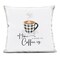 Stupell Industries Where The Coffee Is Decorative Printed Throw Pillow, design by Joy Hall, 18 x 7 x 18